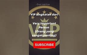 Vip Artinya Bahasa Indonesia